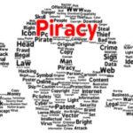 Piracy word cloud shape Recuperación de nombres de dominio